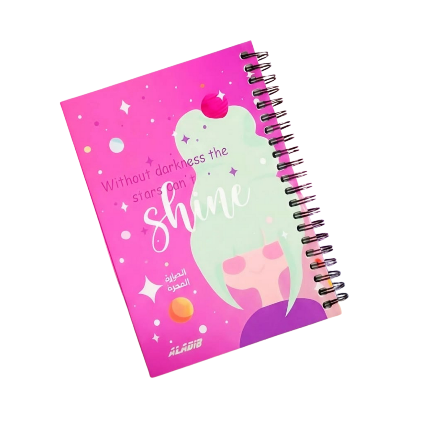 100 - 160 - 200 A6 Sheet Hard Cover Wired Notebook - Shine