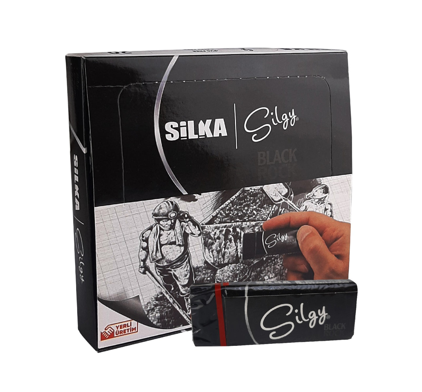 Silka 4 exam eraser – Black -Large