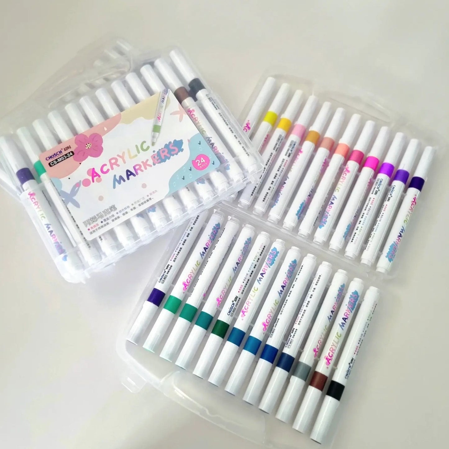 Chosch Acrylic Markers 24 pcs CS-M03-24