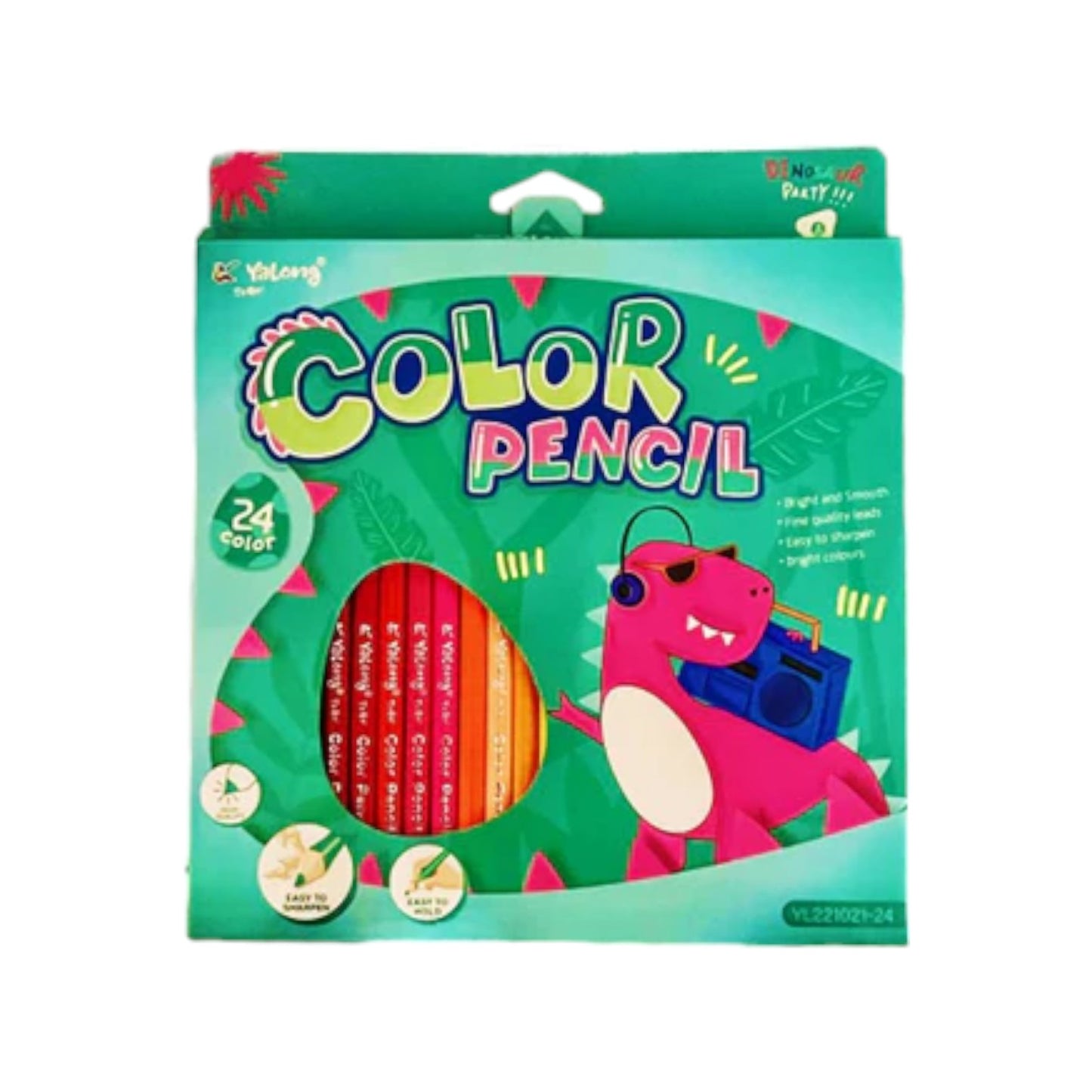 Yalong Color Pencil 24Pc 1Pck