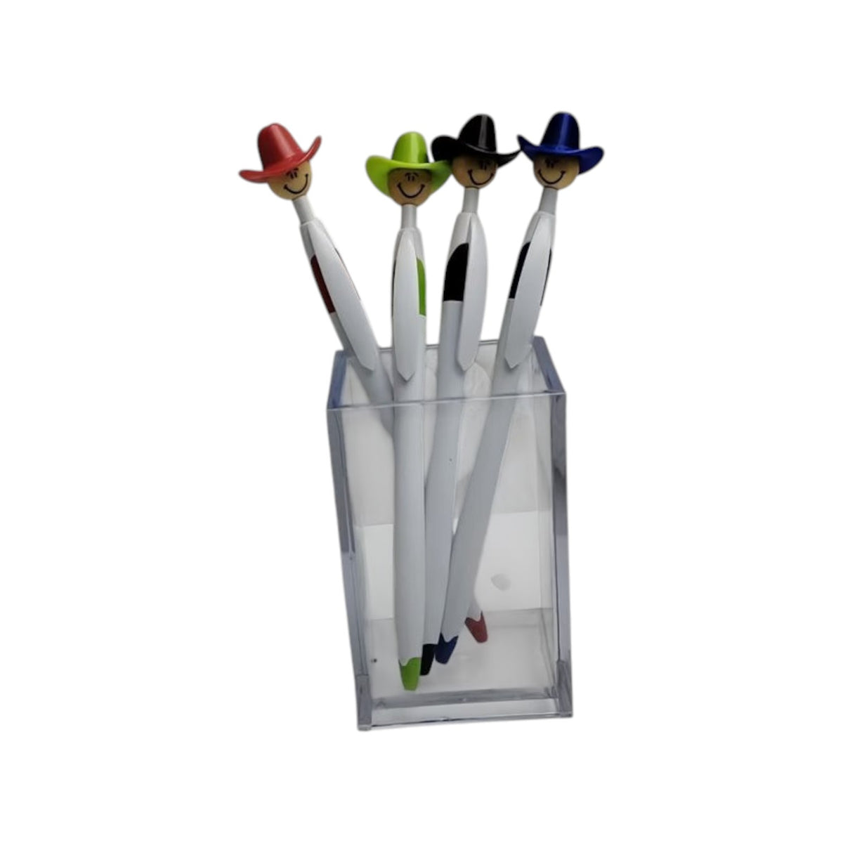 Cute Cowboy-Style Click Gel Pens, Black Ink