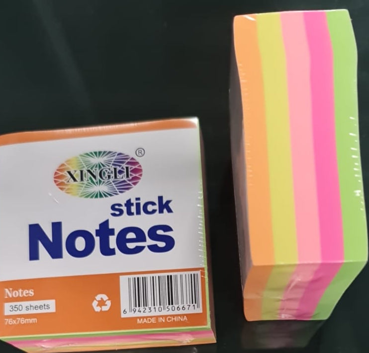 Xingli Self-Adhesive Sticky Note 70x70 mm 5 Colors 300 Sheets