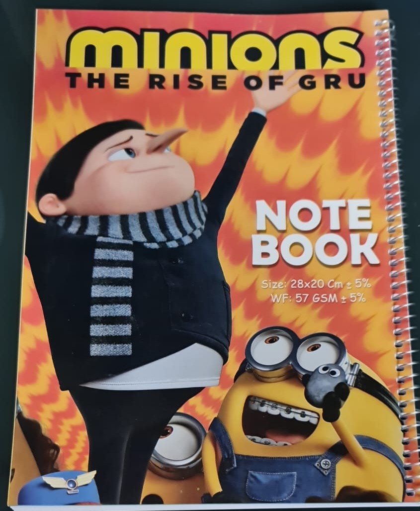 60 Sheets Notebook Wire Size A4