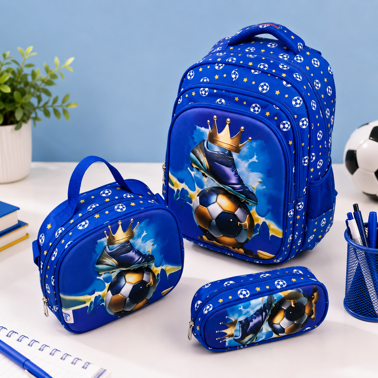 16.5 Inch Set of 3 Backpack with Lunch Bag and Pencil Case (Copy)