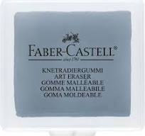 Faber Castell Charcoal Eraser, Square, One Piece, , 127321