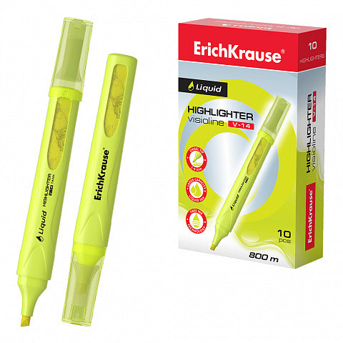 Erich Krause Liquid Highlighter Chisel Tip with Ink Level Indicator