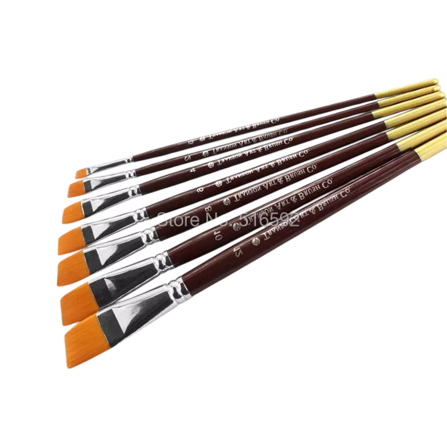 45° Angled Paintbrush (Various Sizes)