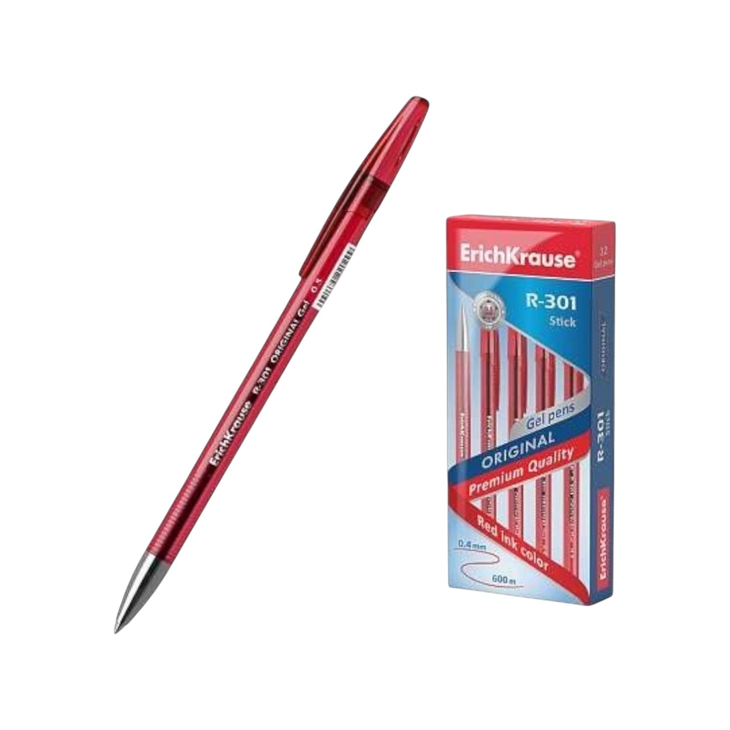 Gel ink pen ErichKrause R-301 Original Gel Stick, 0.5mm - Multicolor
