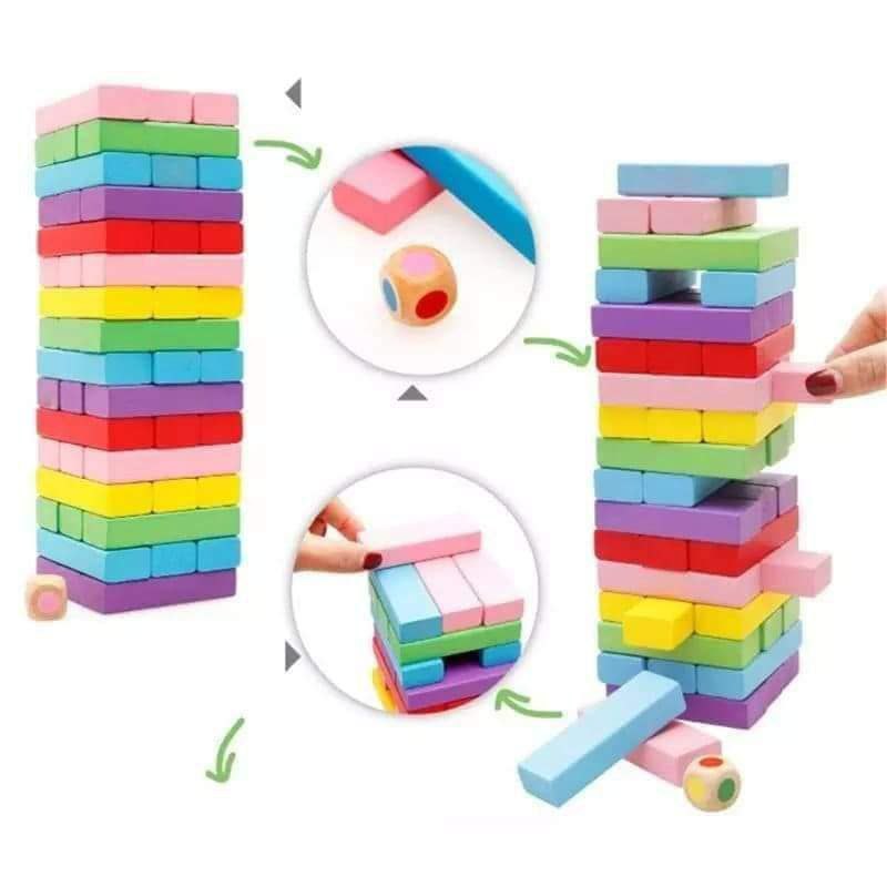 Generic Colour Wooden Blocks Game
