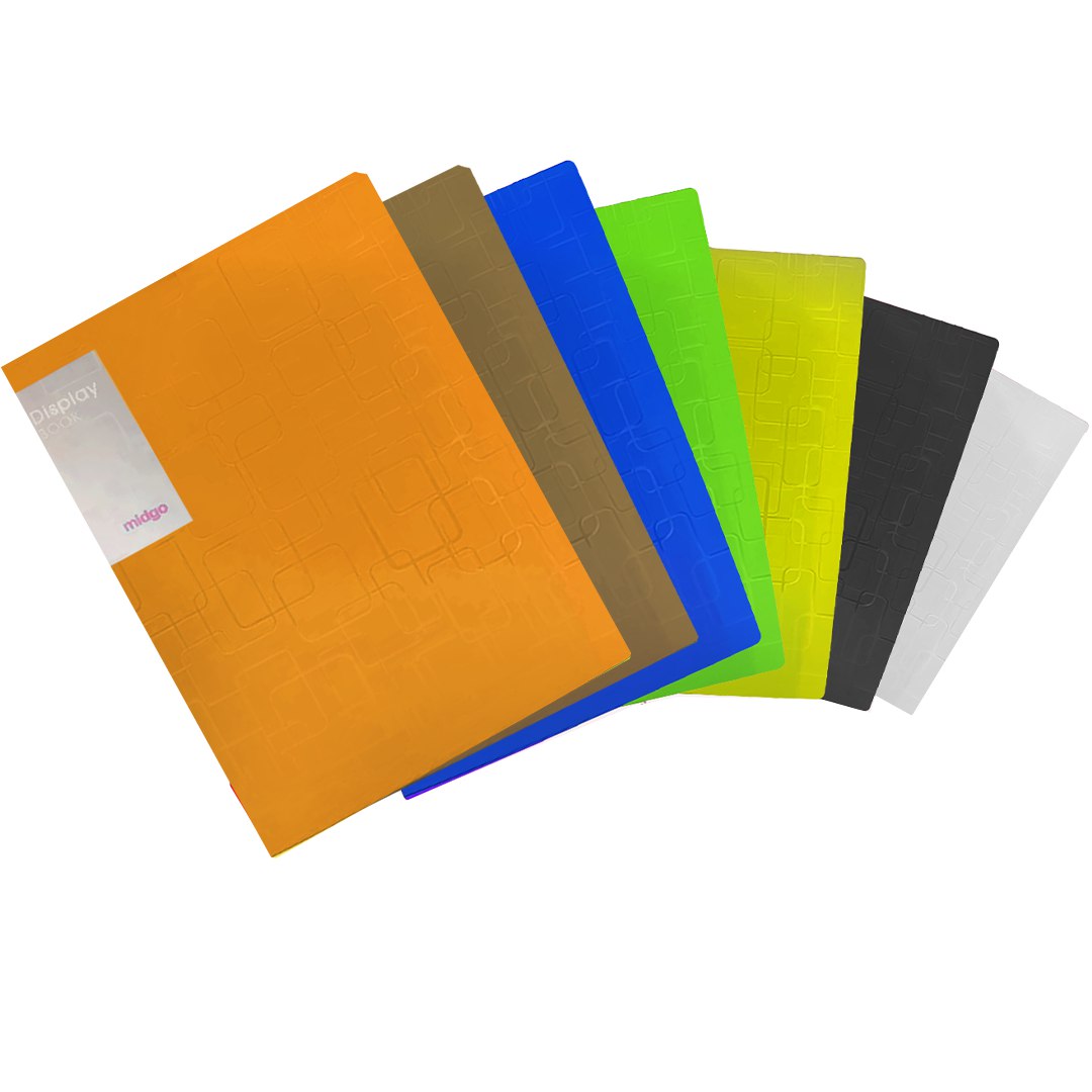 20 Pockets Midgo A4 Office Clear Book, M-230A