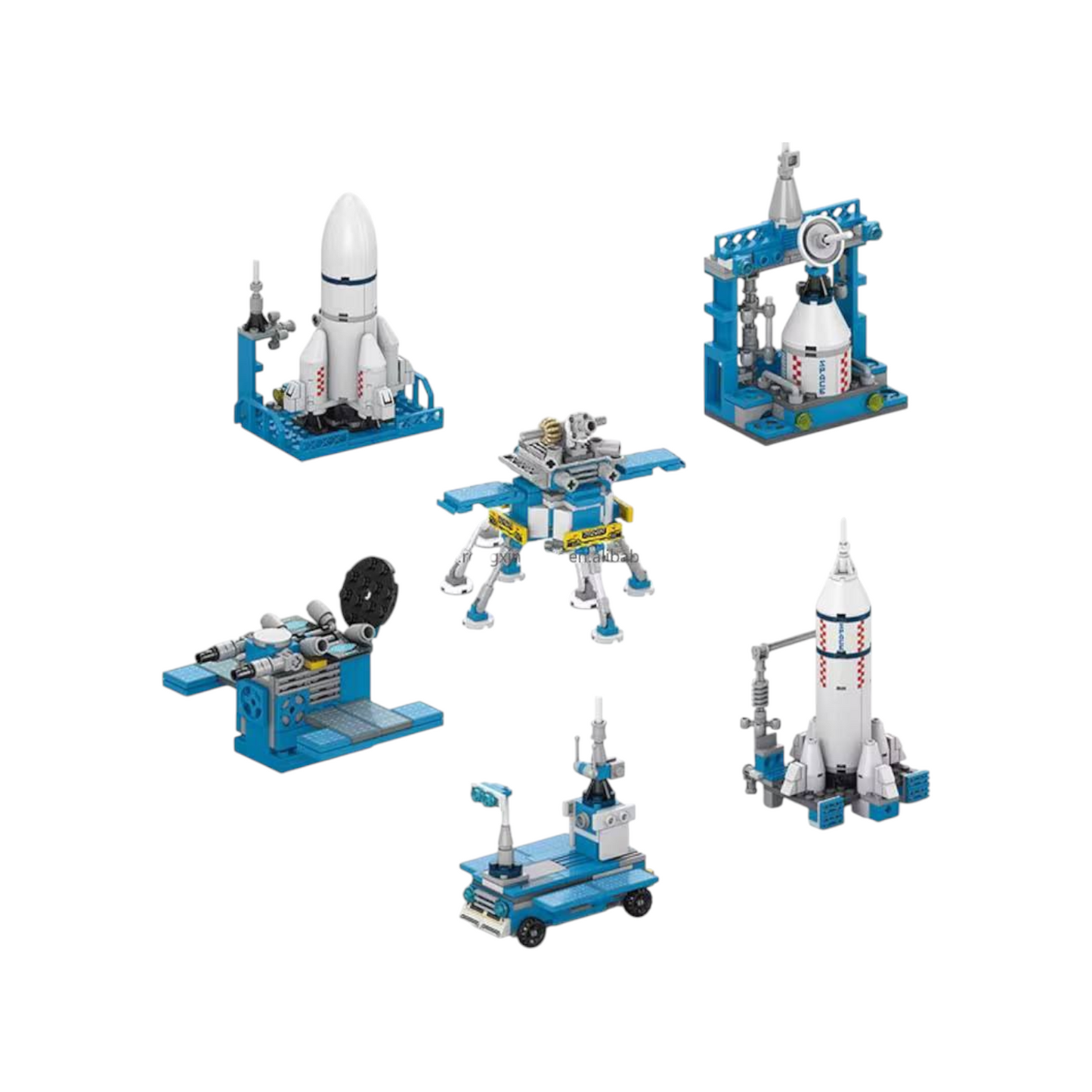 Space Exploration Shuttle Toy Building Blocks 699 Pieces