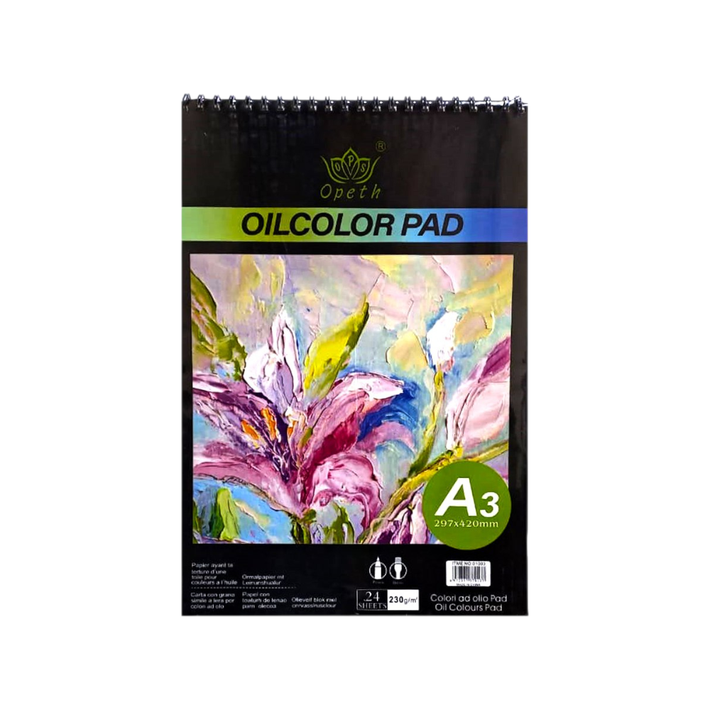 Oil Sketch 24 Sheets 230g A3 1003