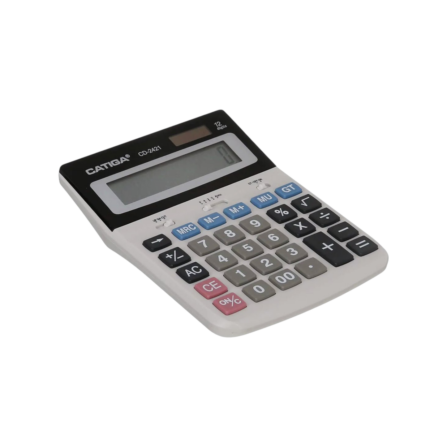 Catiga cd-2401 electronic calculator two power and 12 digits