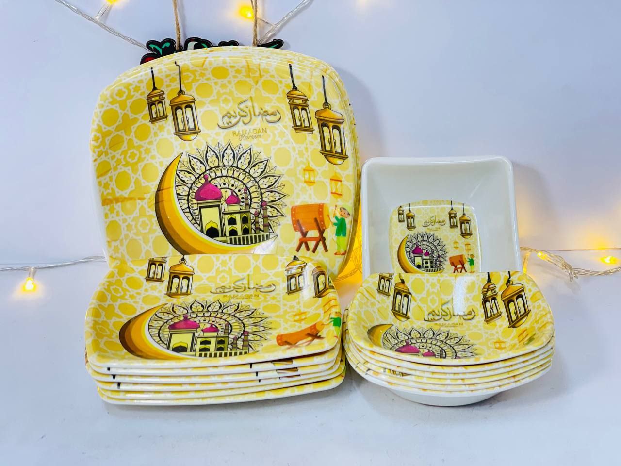 Ramadan Forms Melamine Plate Set