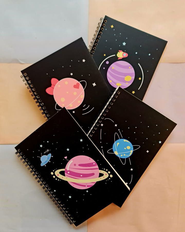 A5 Wired Space Notebook