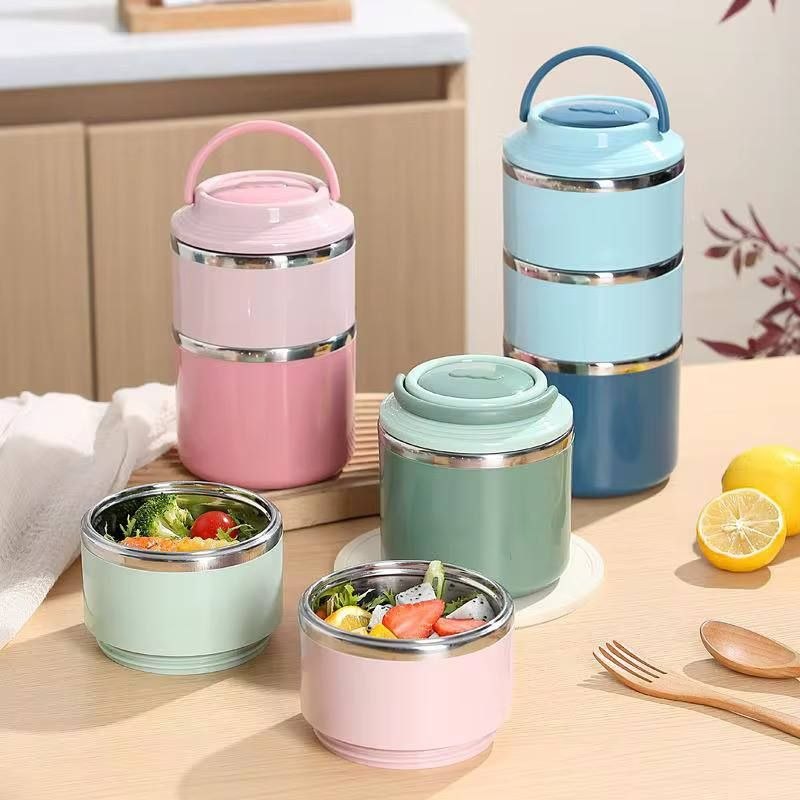 3-Layer Vacuum Insulated Stainless Steel Lunch Box