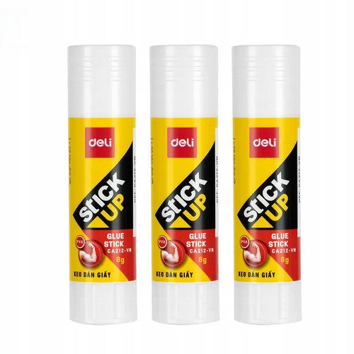 Glue Stick Deli 8 g Pack of 3