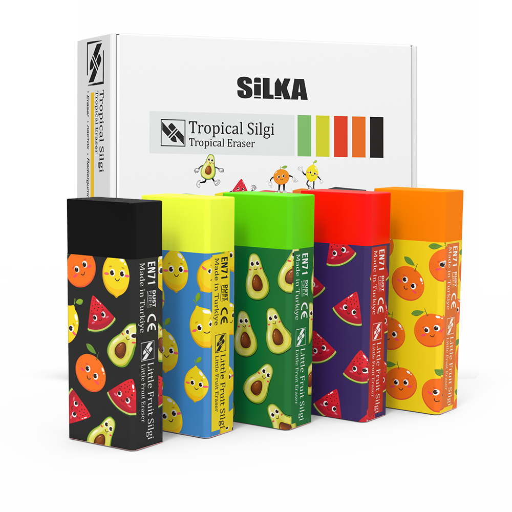 Silka 1030 tropical eraser – Large – 5 colors