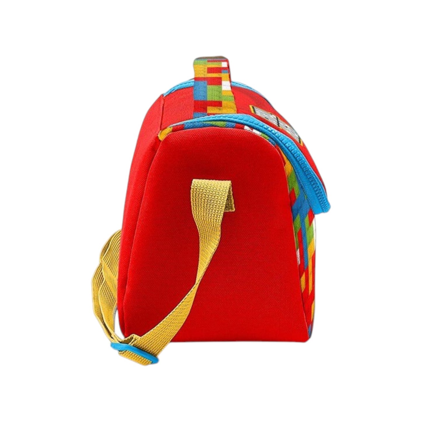 Coral High Kids Color Block Patterned Thermo Lunch Box