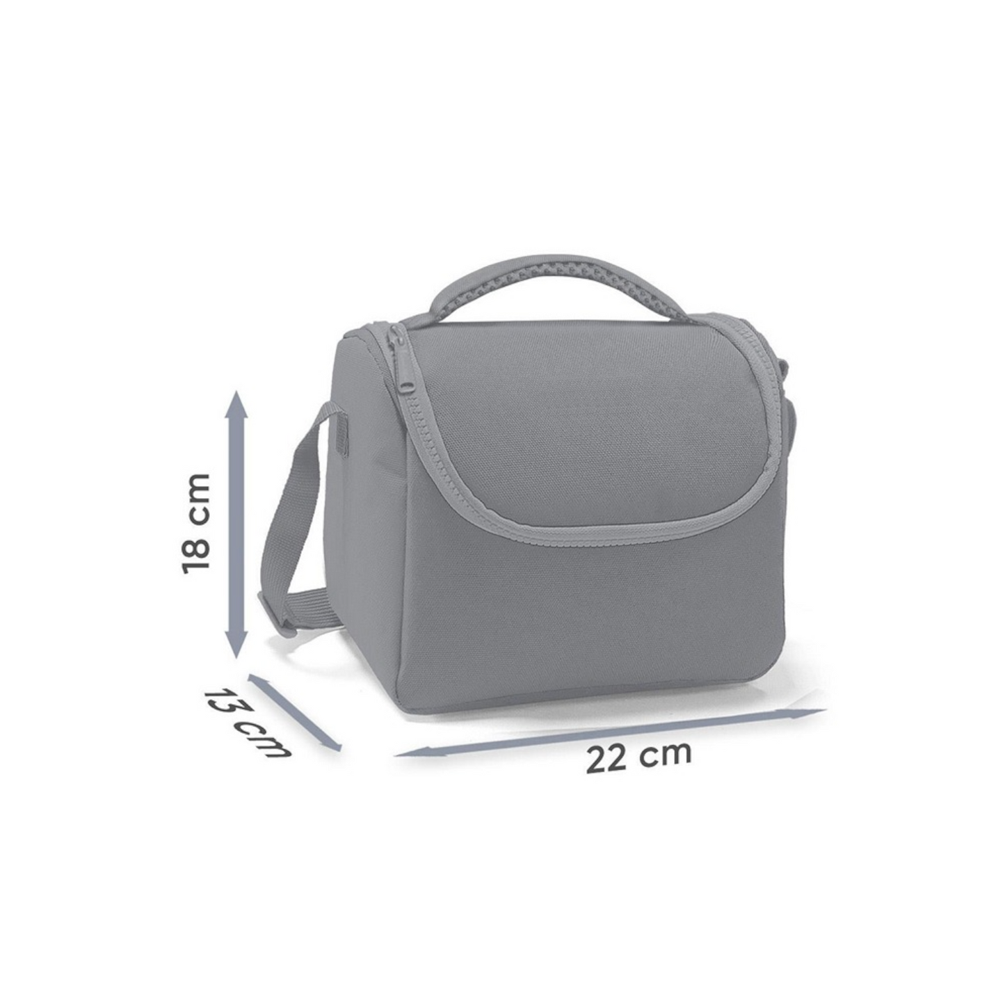 Coral High Kids Color Block Patterned Thermo Lunch Box