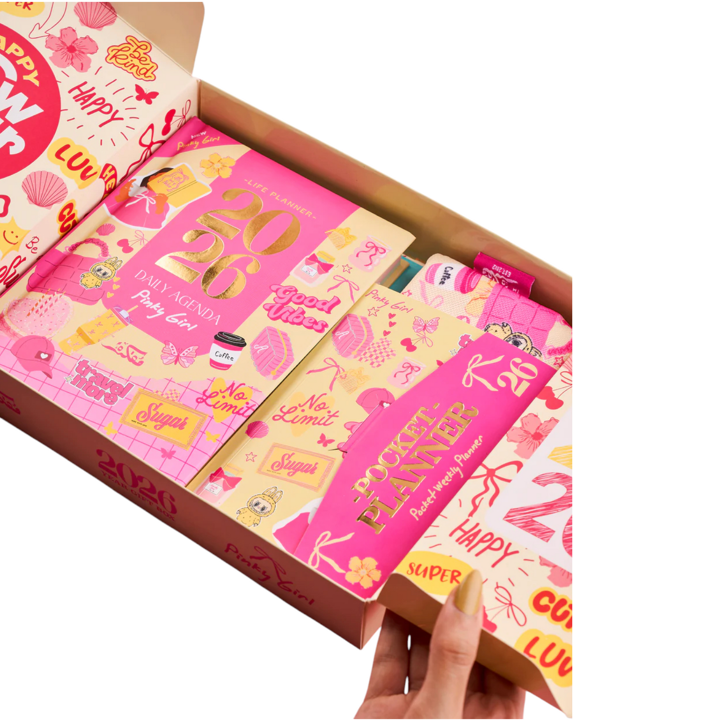 2026 Agenda Girl in Box Unique with 10 Different Great Gifts