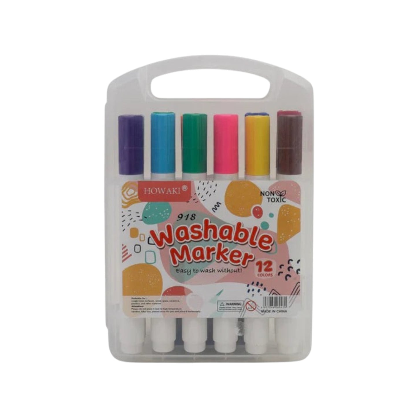 18 Washable Markers + Super Coloring Book (Raya Edition)