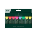 Elite Stationery House Faber-Castell Textliner 48 neon highlighter set with 8 assorted vibrant markers in a box