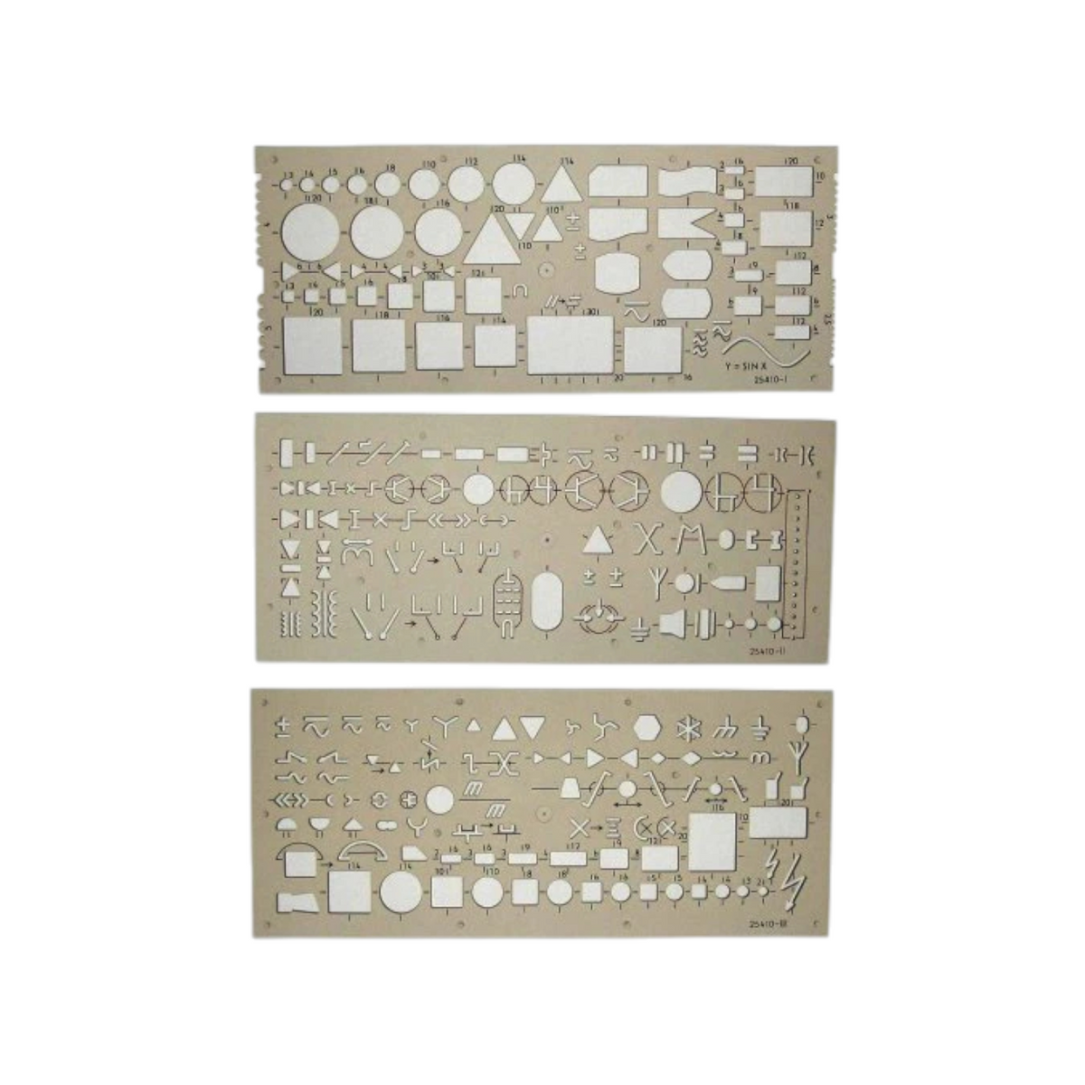 Koh-I-Noor Set of Templates Electro 0.5m