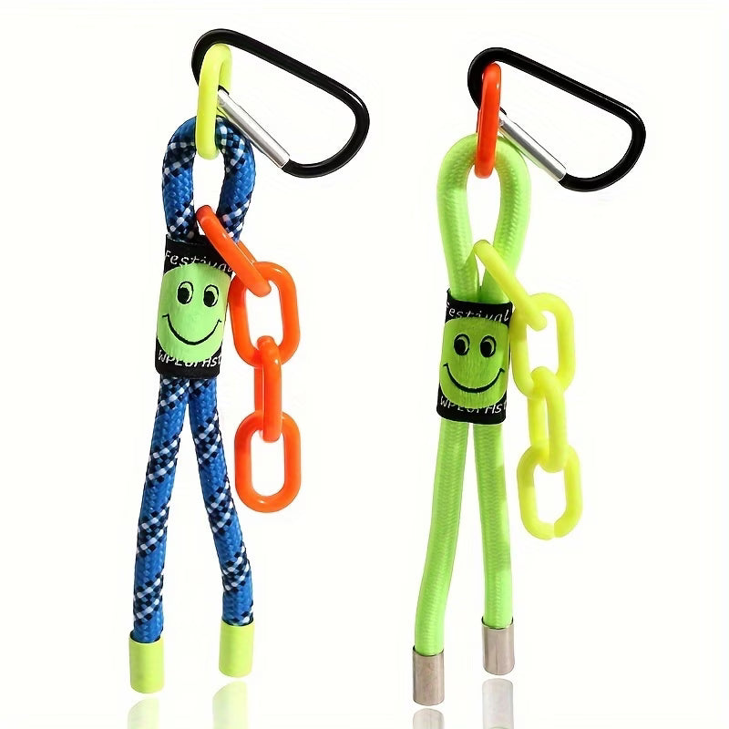 Colorful Mobile Phone Lanyard Nylon Handmade Woven Lanyard