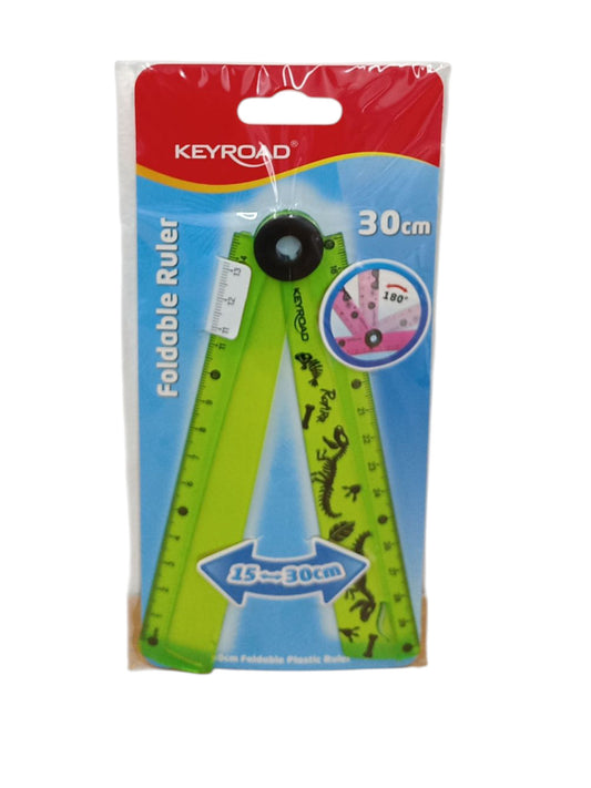 Foldable Ruler (15-30)cm Fluo Plastic Keyroad