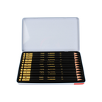 Pencil set 12 pieces + metal box Kores Model 92162