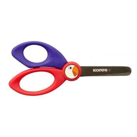 Kores Kid’s Scissors Birdy Metal Clip 12.5 cm, Model 35126