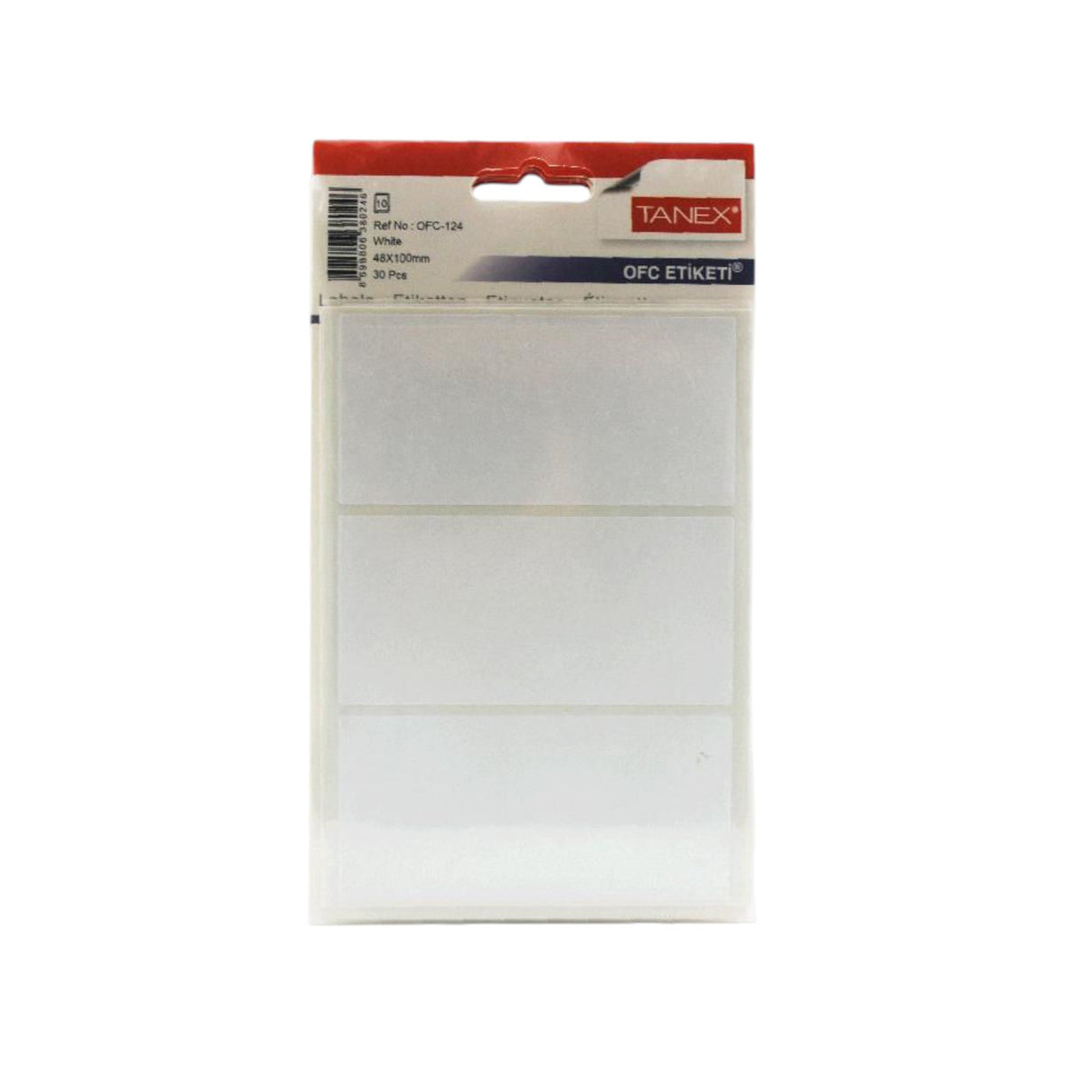 3 Per Sheet - Handwriting Label white 10 sheets (100 * 48 mm) A5