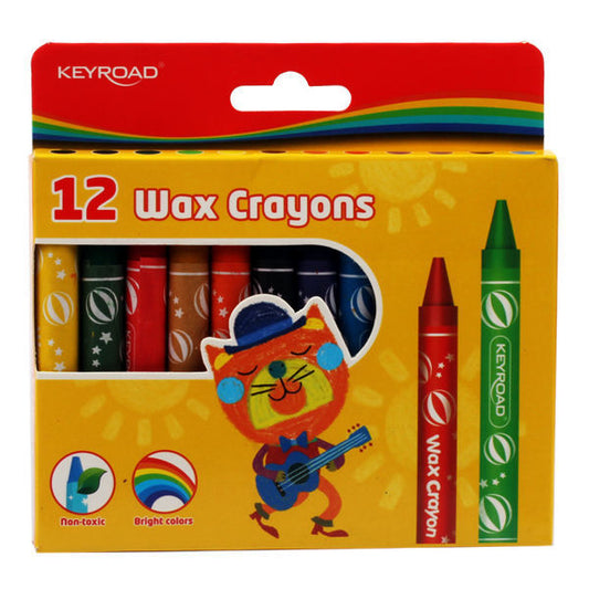 CRAYON COLORS 12 COLOR JUMBO KEYROAD