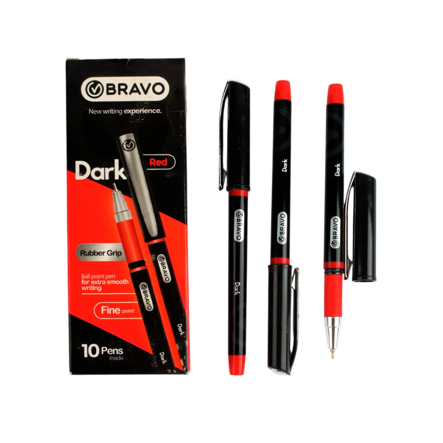 Bravo Dark Ballpoint Pen Red 0.7 mm