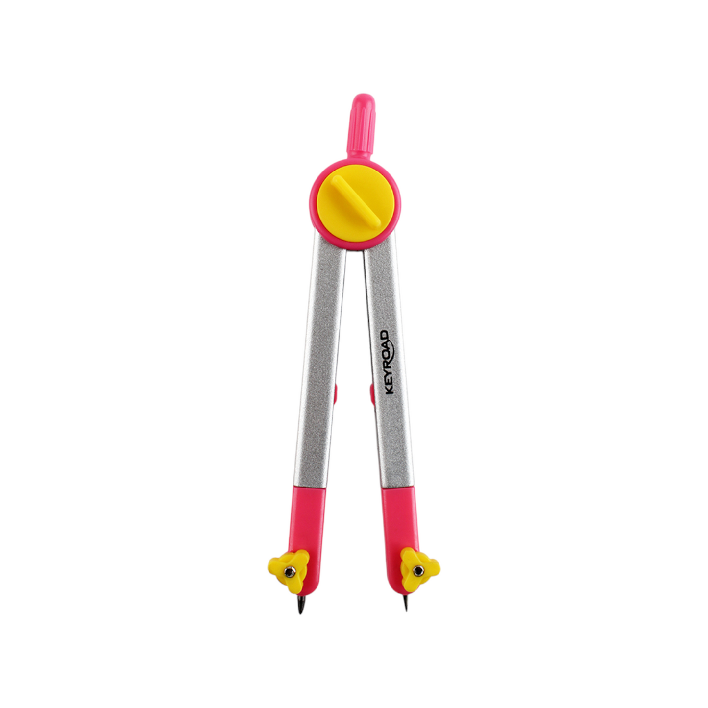 Plastic Compass graphite-tip + pencil in box keyroad Model KR971845