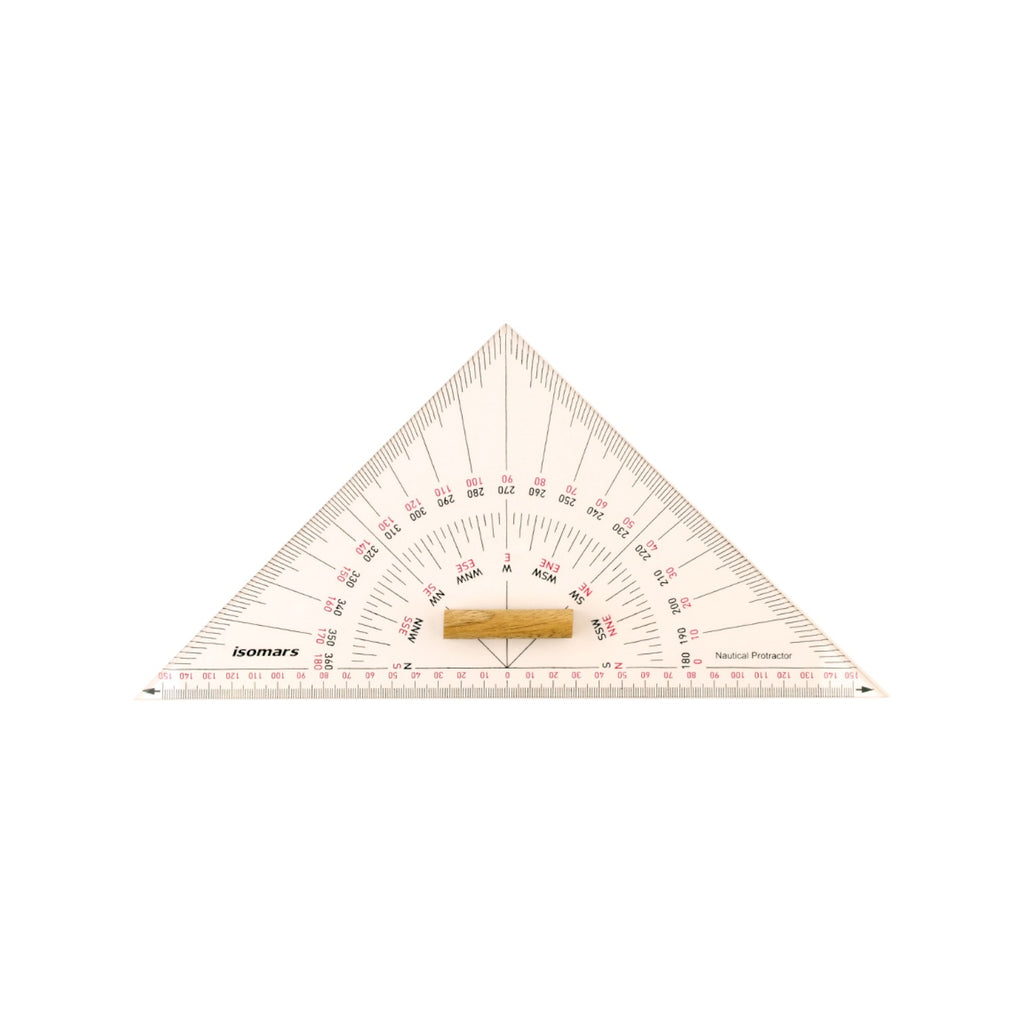 Acrylic Triangle with Wooden Handle 30 cm - IsoMars A30 CM