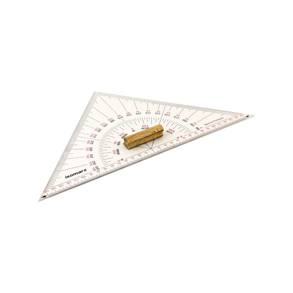 Acrylic Triangle with Wooden Handle 30 cm - IsoMars A30 CM