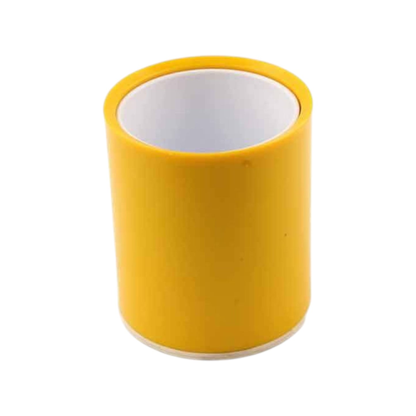 Round Plastic Pen Holder Cup, yellow - Ark 6663