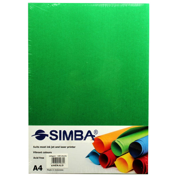 Simba Copy Paper Pack 160gsm 100 Sheets 4A.
