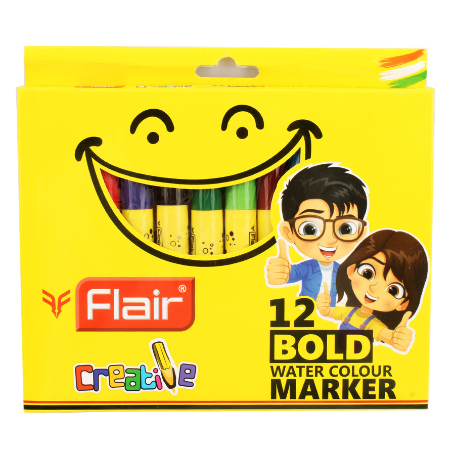 Marker colors 12 Colors Flair Model FA8015