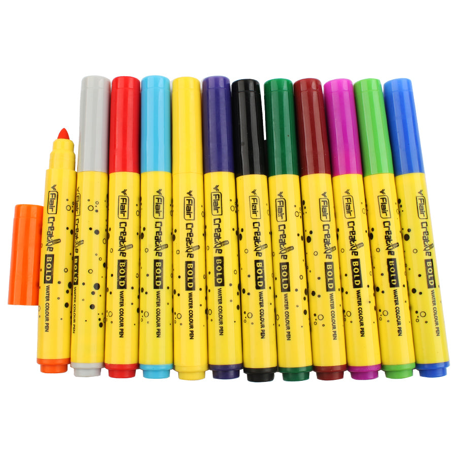 Marker colors 12 Colors Flair Model FA8015