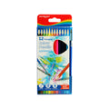 Keyroad Wooden Pencils 12 watercolors + brush