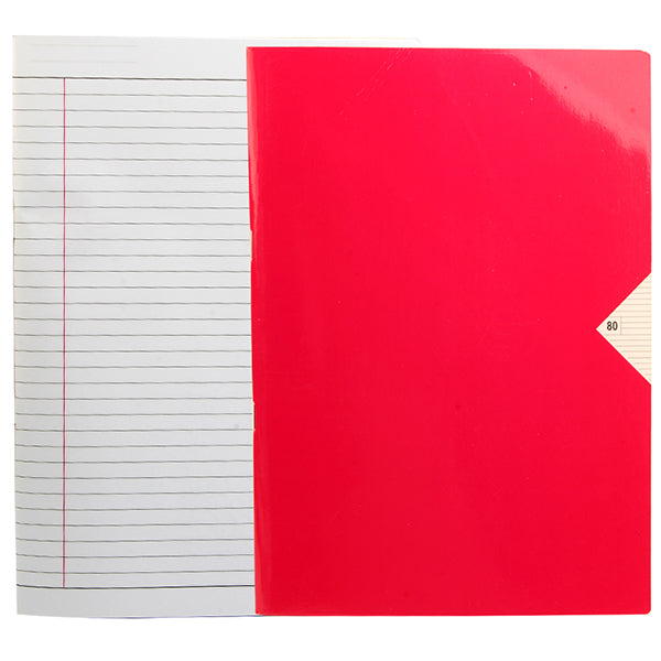 Italian Lined Stapled Notebook Yellow 40 Sheets A4 - BE