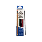 HB Pencil with Eraser, Black in Neon Color - Acmeliae