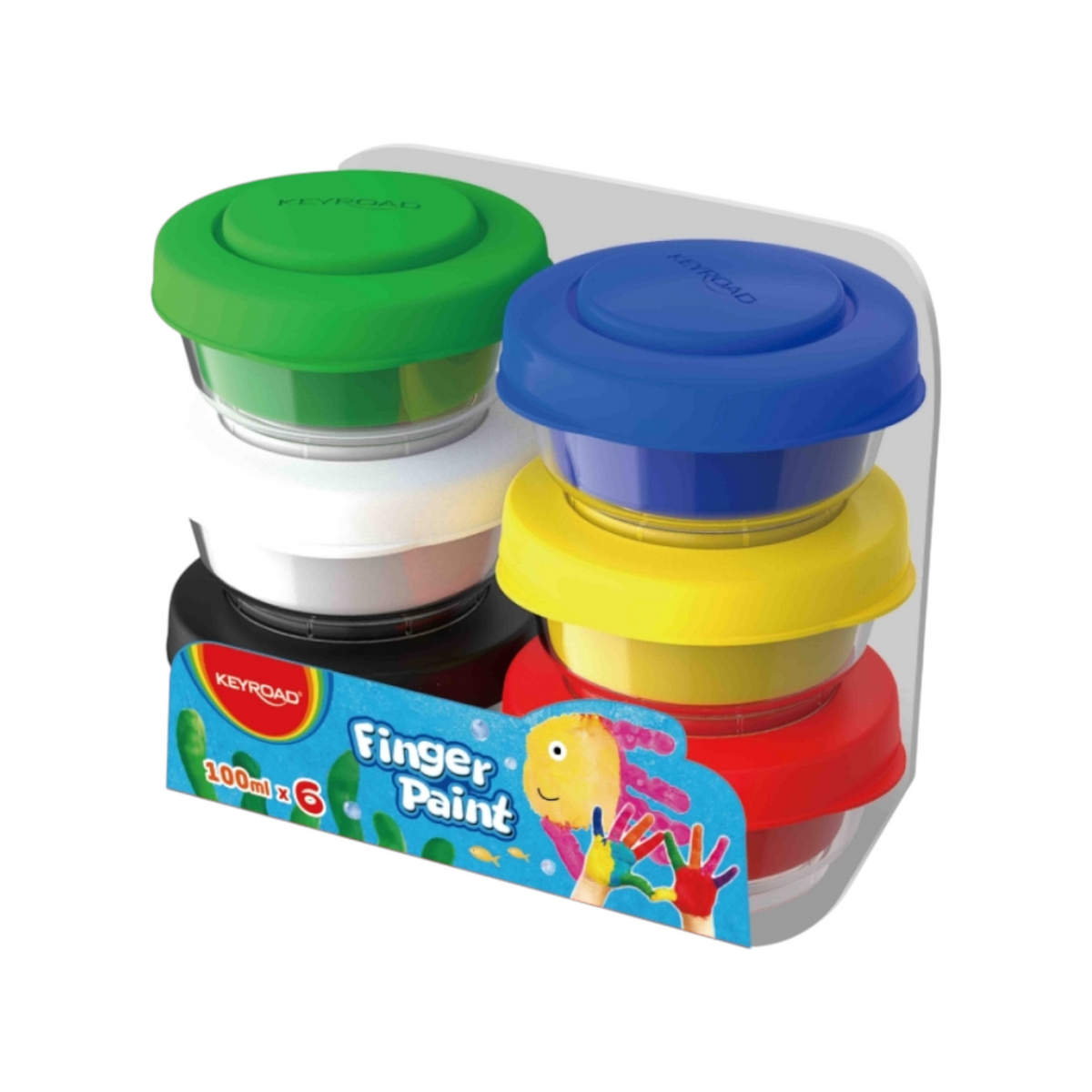 Keyroad 6 package finger colors 100 ml