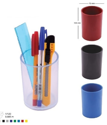 Round Pen Holder, Plastic