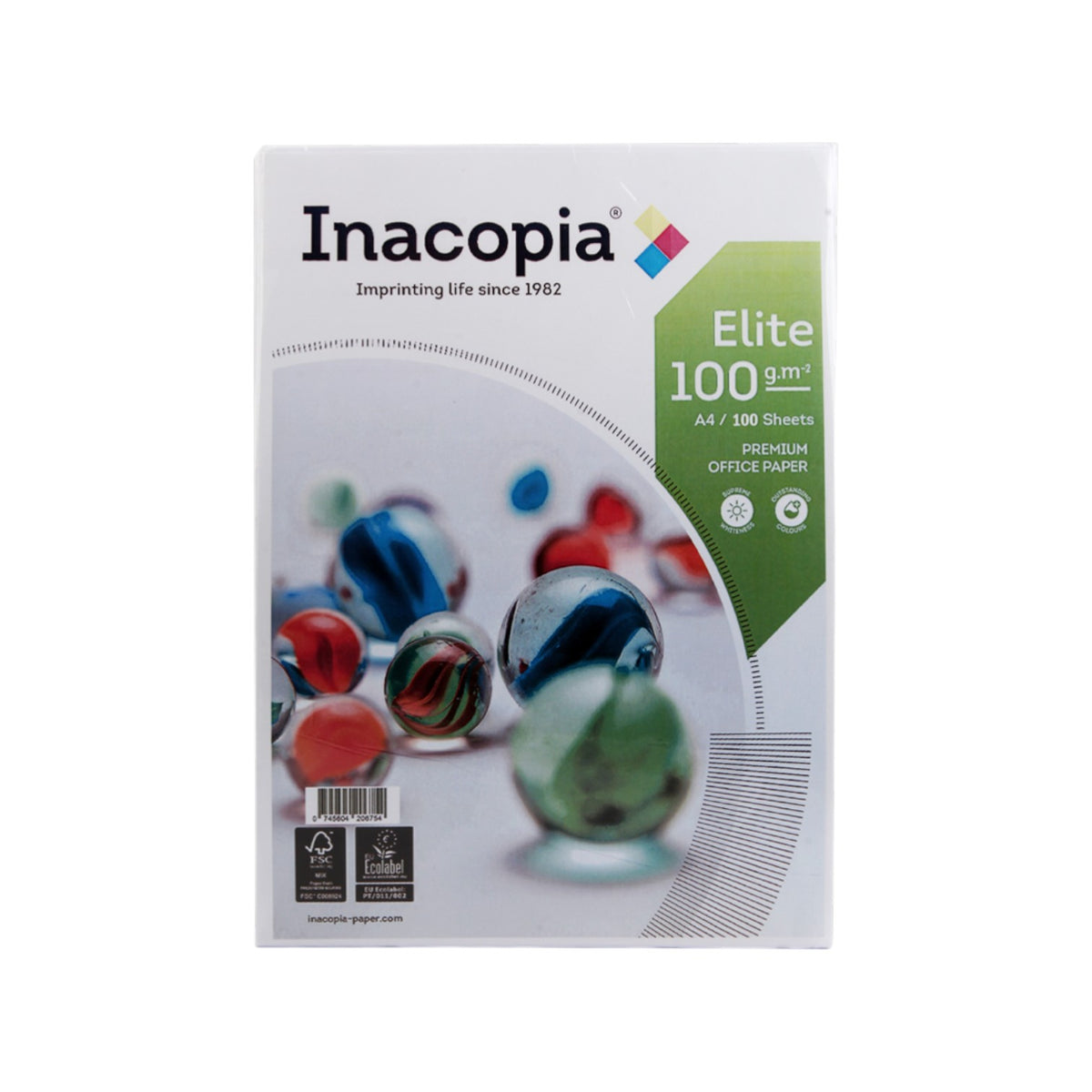 Inacopia 100 Sheets 100 gsm A4 Office Photocopy Papers Pack