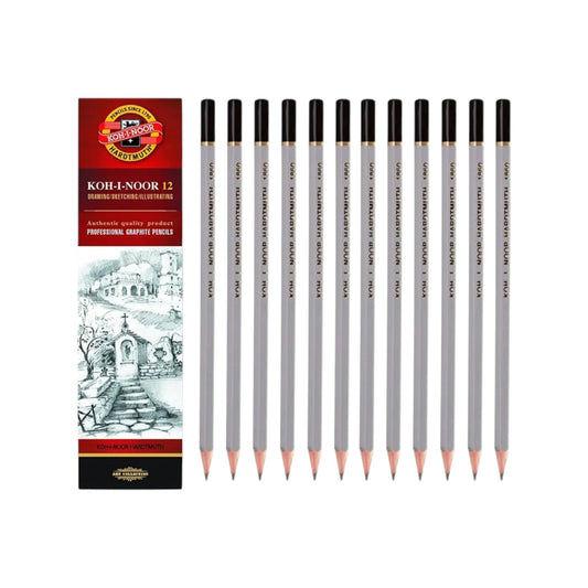 Koh-I-Noor Pencil Wood 2B Grades Hexagonal - Model 1860