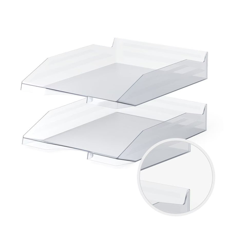 Erich Krause Transparent Office Plastic Paper Tray